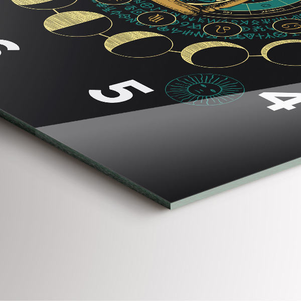 Štvorcové hodiny Fázy mesiaca a presýpacie hodiny