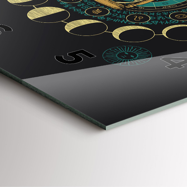 Štvorcové hodiny Fázy mesiaca a presýpacie hodiny