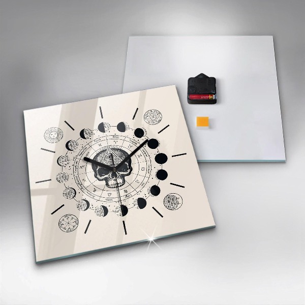 Štvorcové hodiny Fázy mesiaca