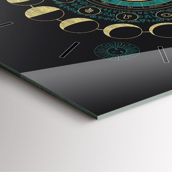 Štvorcové hodiny Fázy mesiaca