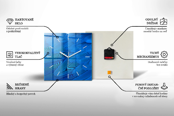 Štvorcové hodiny Orloj