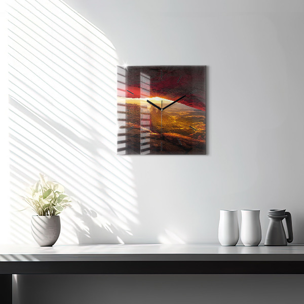 Štvorcové hodiny Grand Canyon Arizona