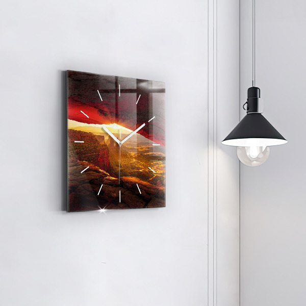 Štvorcové hodiny Grand Canyon Arizona