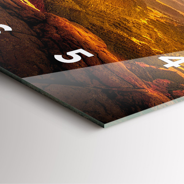 Štvorcové hodiny Grand Canyon Arizona