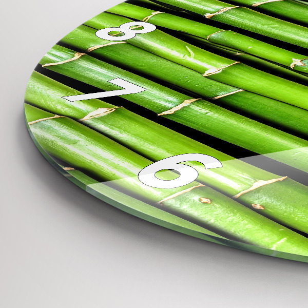 Okrúhle hodiny Ázijský bambus