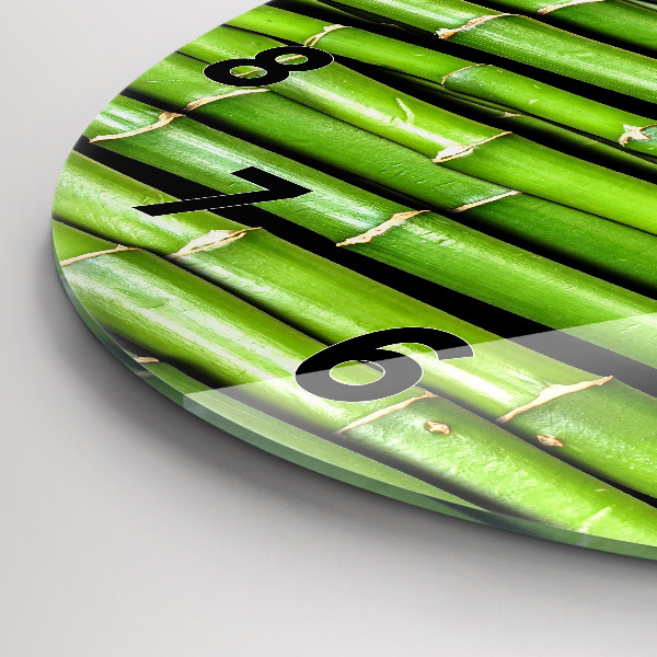 Okrúhle hodiny Ázijský bambus