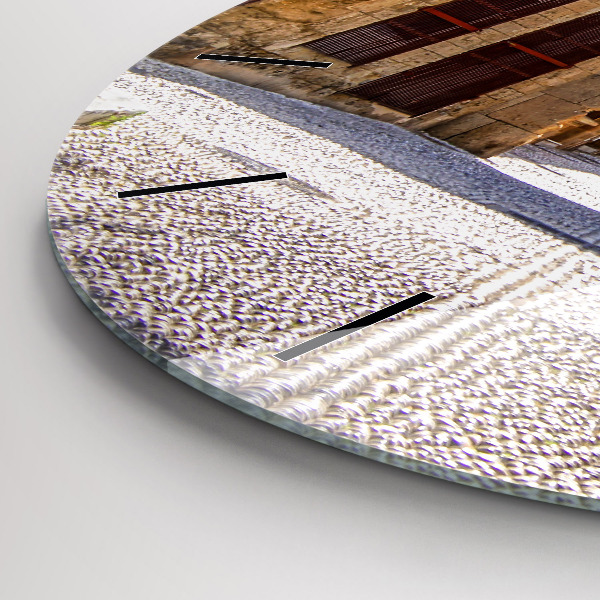 Okrúhle hodiny Malebná ulica Rodosu