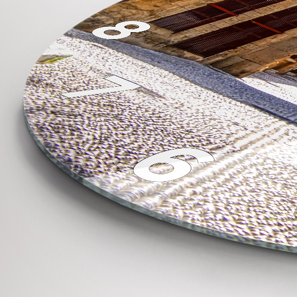 Okrúhle hodiny Malebná ulica Rodosu