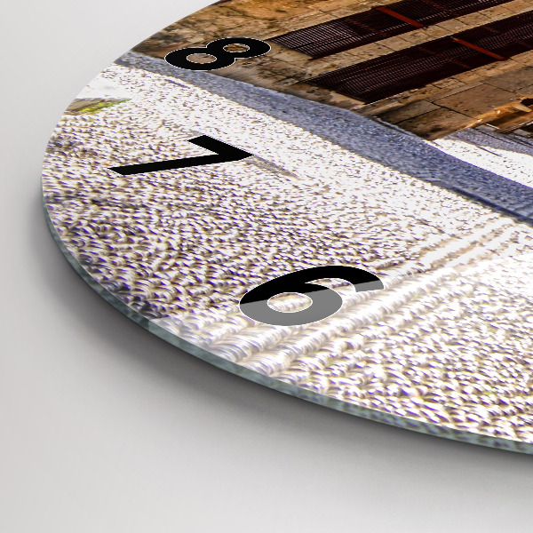 Okrúhle hodiny Malebná ulica Rodosu