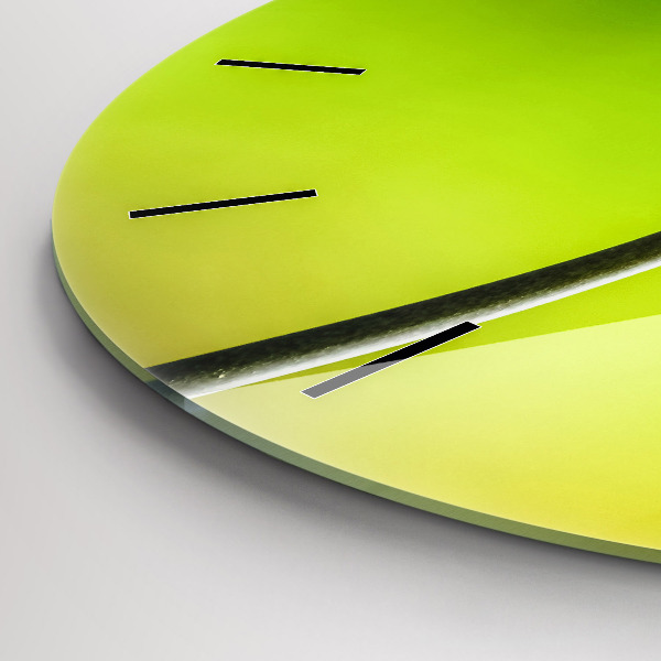 Okrúhle hodiny Modré kvety