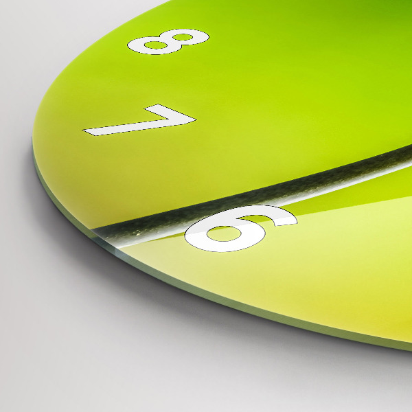 Okrúhle hodiny Modré kvety