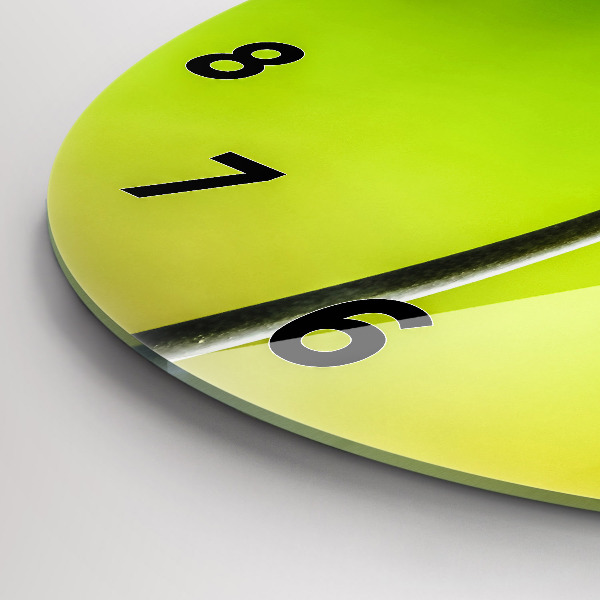 Okrúhle hodiny Modré kvety