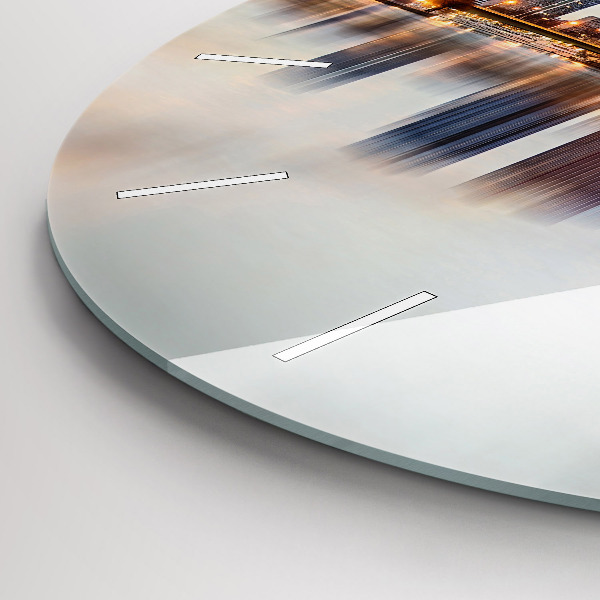 Okrúhle hodiny Panoráma s Eiffelovou vežou