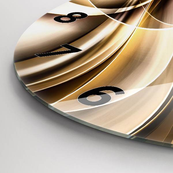 Okrúhle hodiny Abstraktné vlny