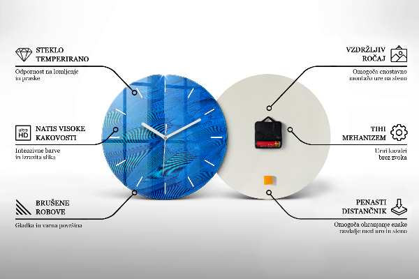 Okrúhle hodiny Strom v horách