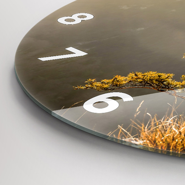 Okrúhle hodiny Strom v horách