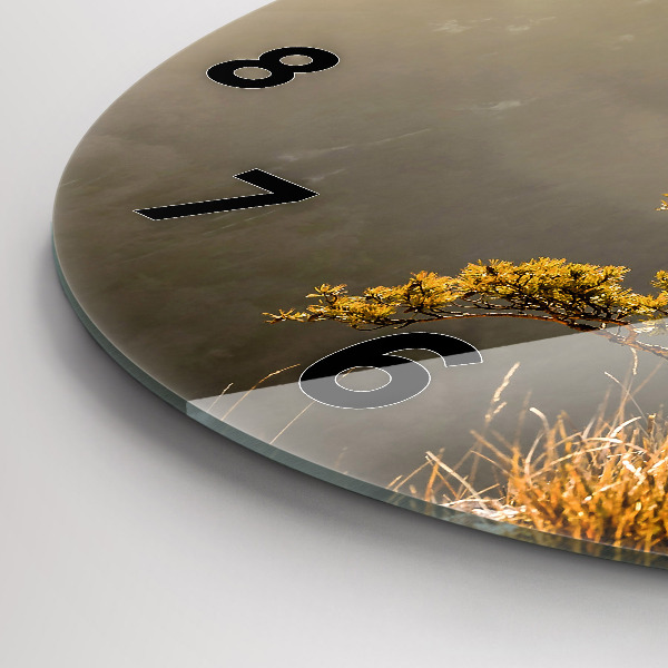 Okrúhle hodiny Strom v horách