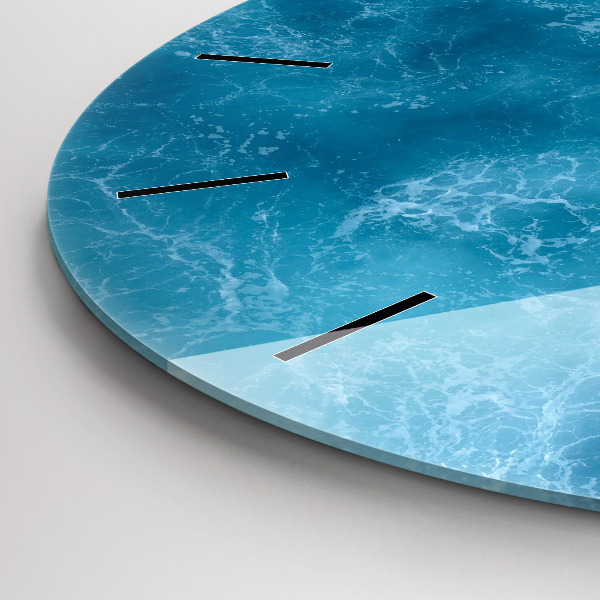 Okrúhle hodiny Morská voda