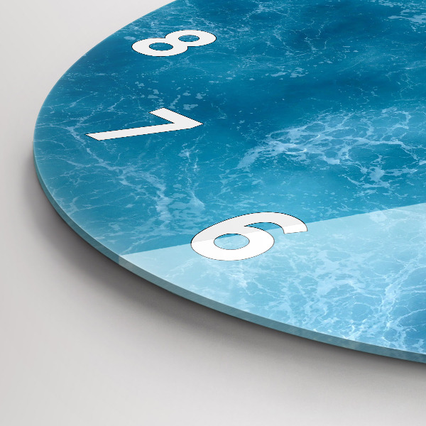 Okrúhle hodiny Morská voda