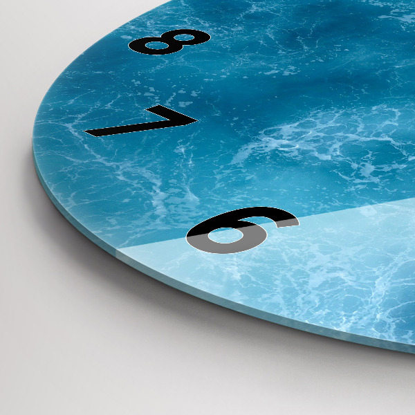 Okrúhle hodiny Morská voda