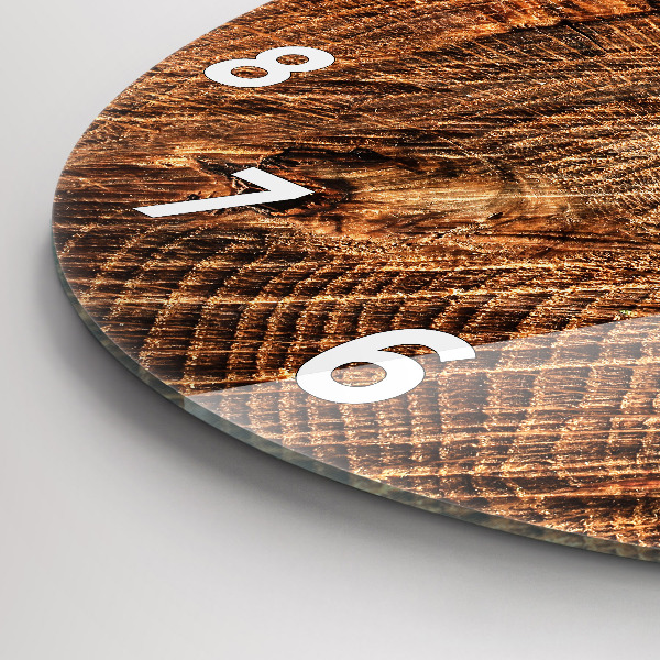 Okrúhle hodiny Starý kmeň stromu