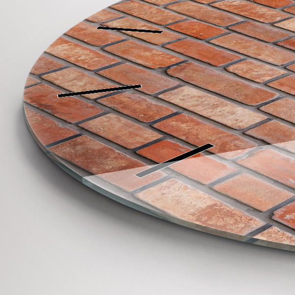 Okrúhle hodiny Tehlová stena