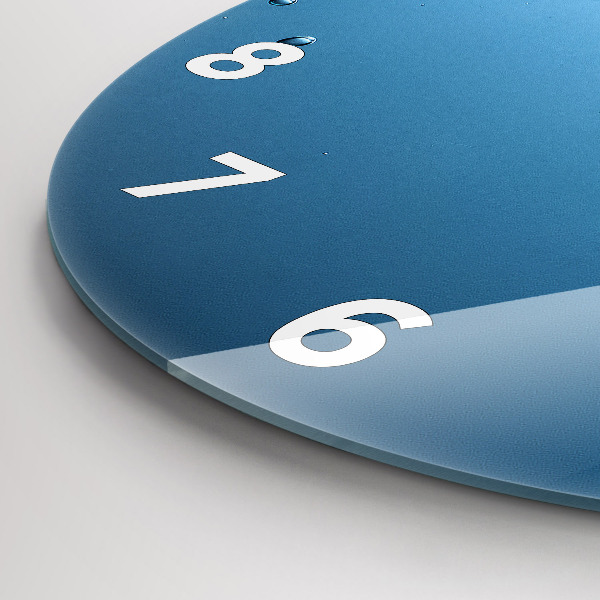 Okrúhle hodiny Pohľad pod vodu