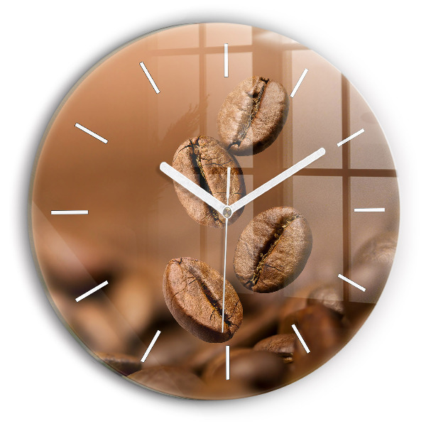 Okrúhle hodiny Abstraktné farby