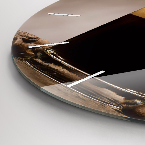 Okrúhle hodiny Šálka kávy