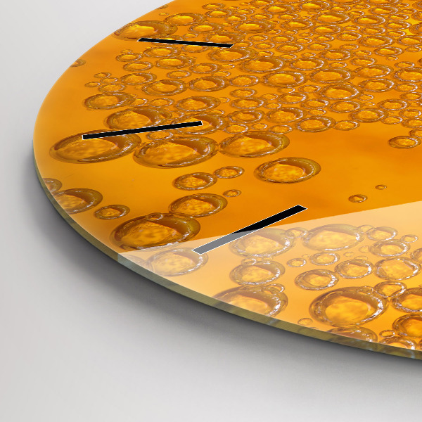 Okrúhle hodiny Pivo s penou