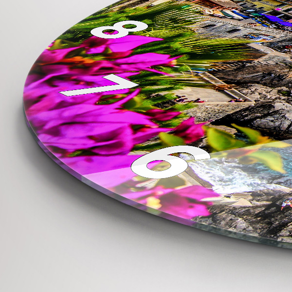 Okrúhle hodiny Pobrežie Cinque Terre