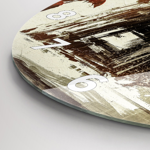 Okrúhle hodiny Žena v daždivej noci