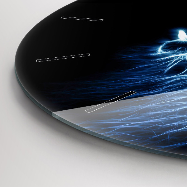 Okrúhle hodiny Divoký lev