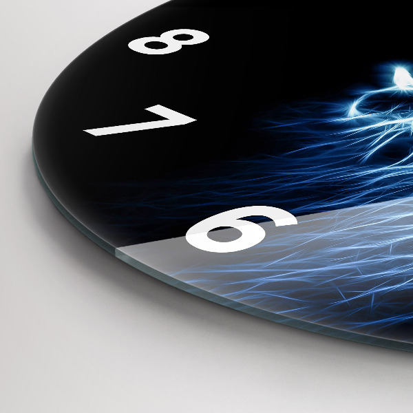 Okrúhle hodiny Divoký lev