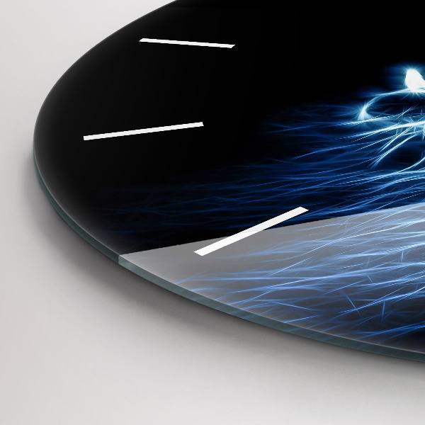 Okrúhle hodiny Divoký lev