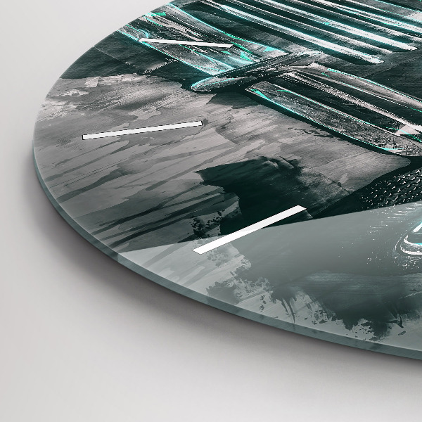 Okrúhle hodiny Staroškolské auto