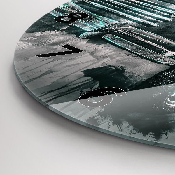 Okrúhle hodiny Staroškolské auto