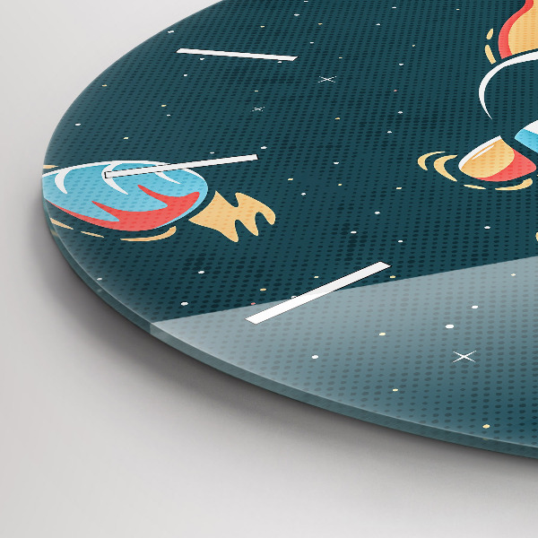 Okrúhle hodiny Detský astronaut