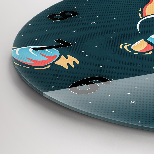 Okrúhle hodiny Detský astronaut