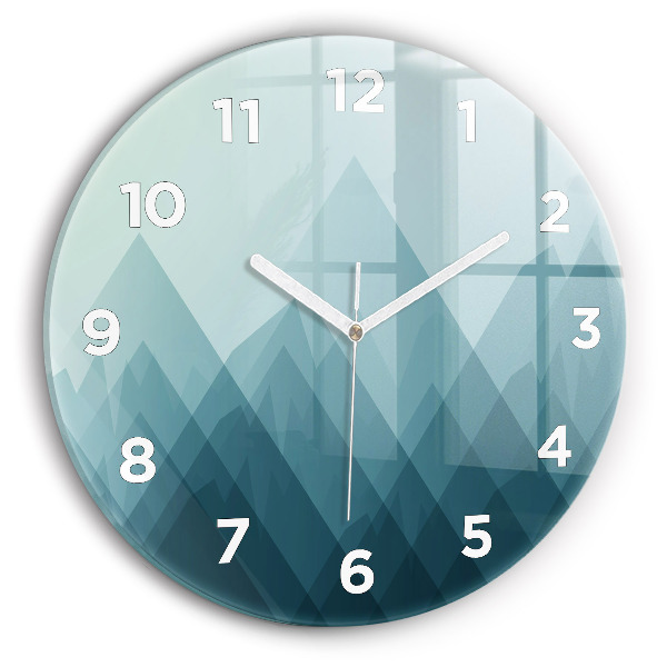 Okrúhle hodiny Geometrické postavy