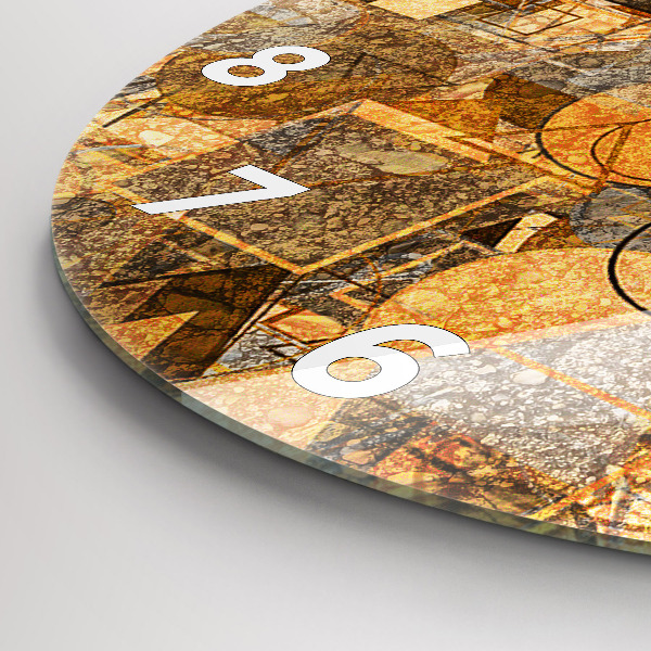 Okrúhle hodiny Geometrické tvary