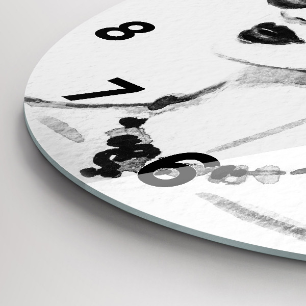 Okrúhle hodiny Módna žena