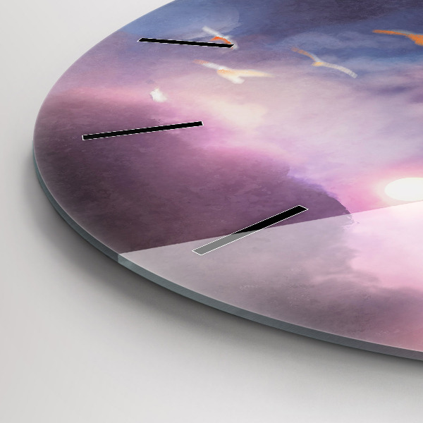 Okrúhle hodiny Chlapec s krídlami