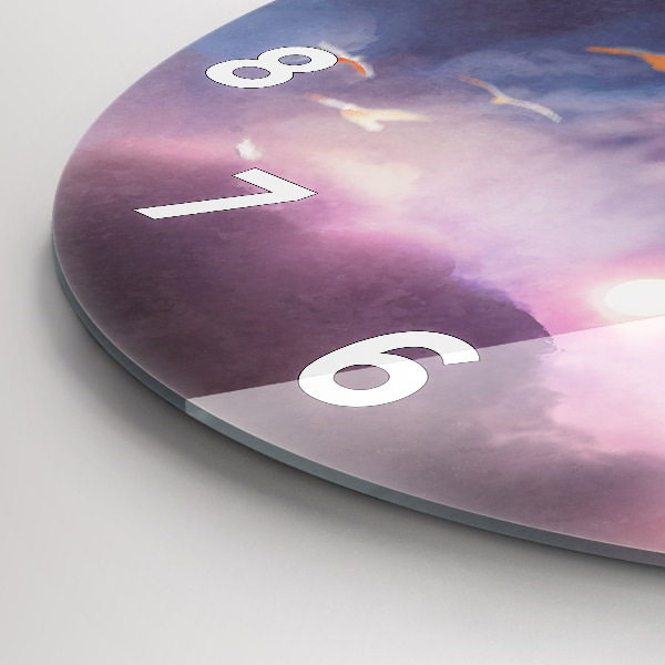 Okrúhle hodiny Chlapec s krídlami