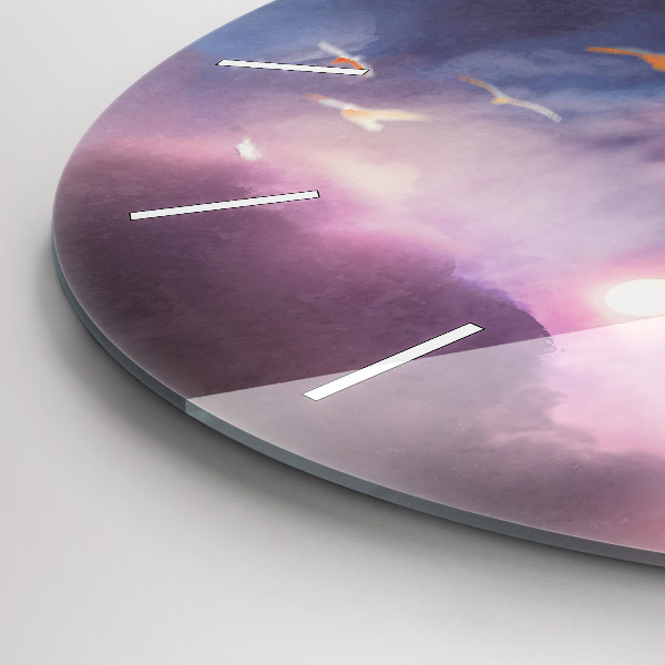 Okrúhle hodiny Chlapec s krídlami