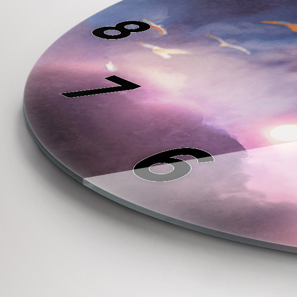 Okrúhle hodiny Chlapec s krídlami