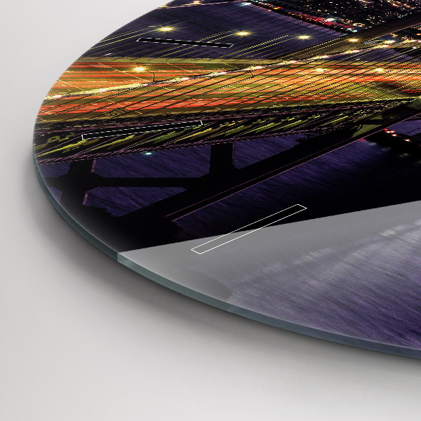 Okrúhle hodiny Západ slnka v USA