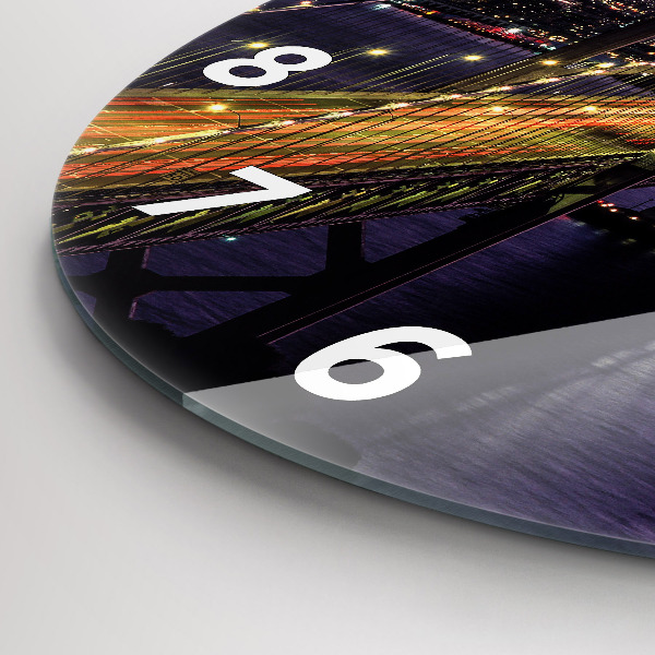 Okrúhle hodiny Západ slnka v USA