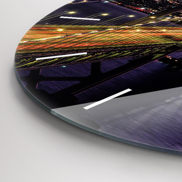 Okrúhle hodiny Západ slnka v USA