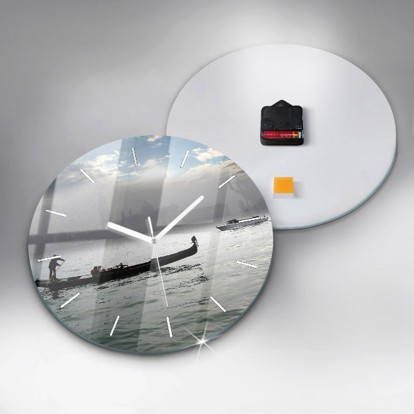 Okrúhle hodiny Gondola v Benátkach